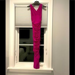 Fuscia formal dress